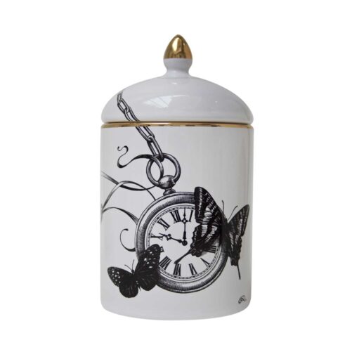 Masked Skull / Time Flies Cosy Candle-1008