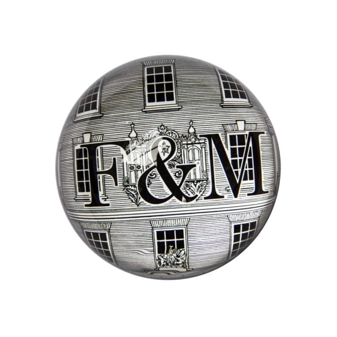 F&M Building Paperweight Domed -0
