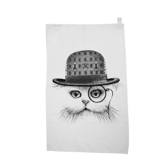 F&M Cat Tea Towel-0