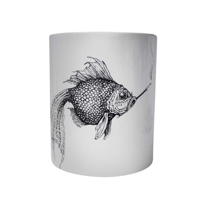Supersize Smokey Fish Vase-0