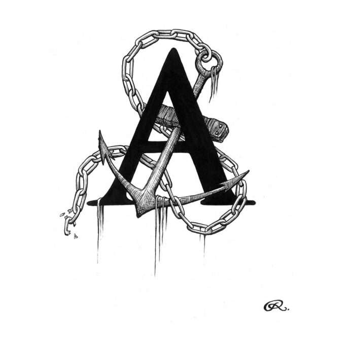 A - Anchor's Away Intricate Ink Print-0