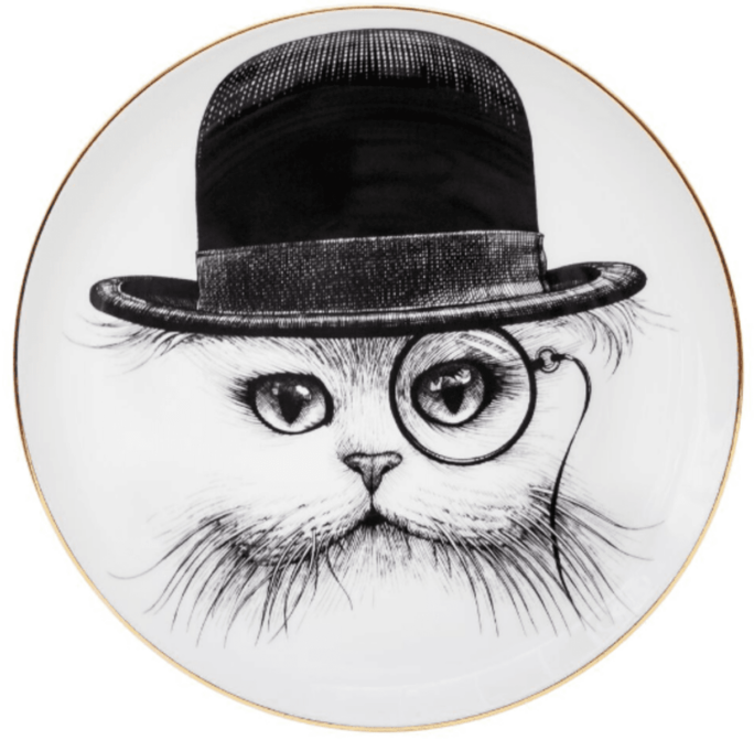 Cat In Hat Plate-0