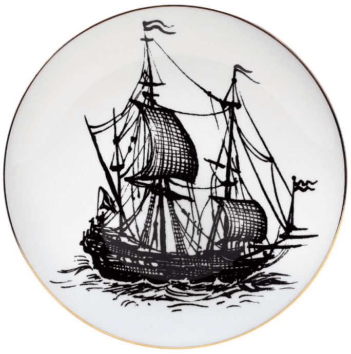 Pirate Ship Plate Coaster