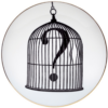 Question Mark Birdcage Plate-0