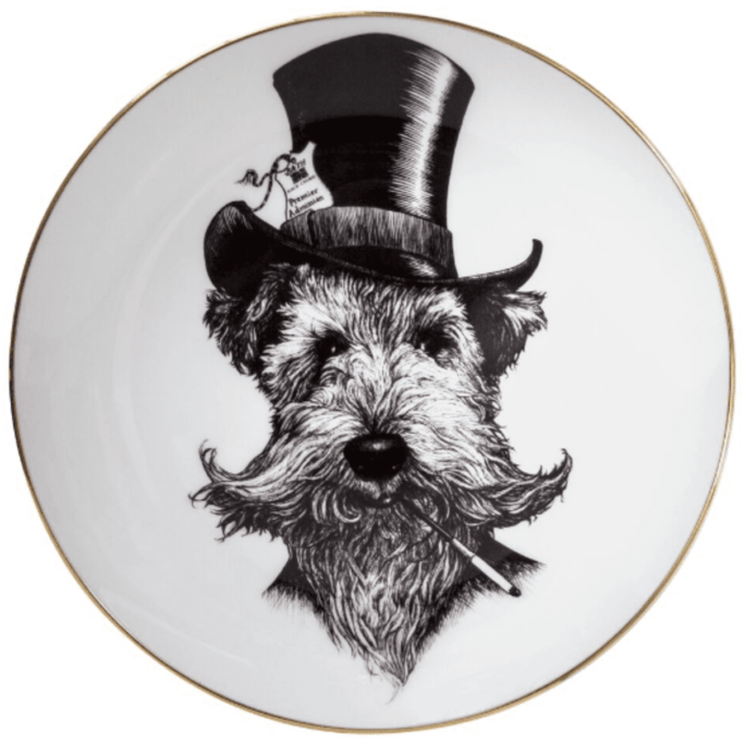 Sir Lancelot Dog Plate Coaster