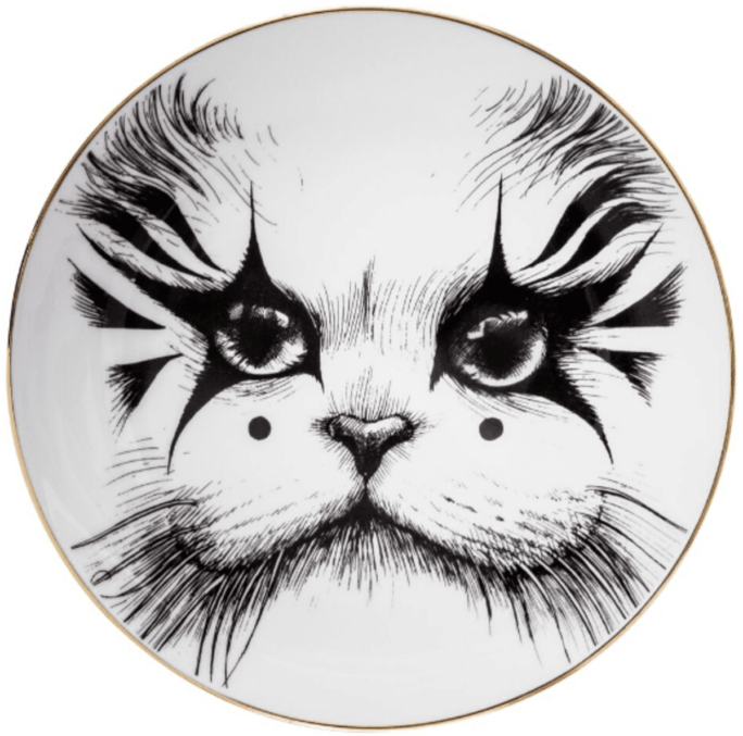 Clown Cat Plate-0