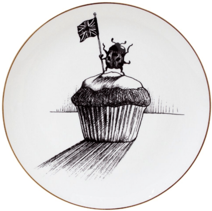Ladybird Cupcake Plate-0
