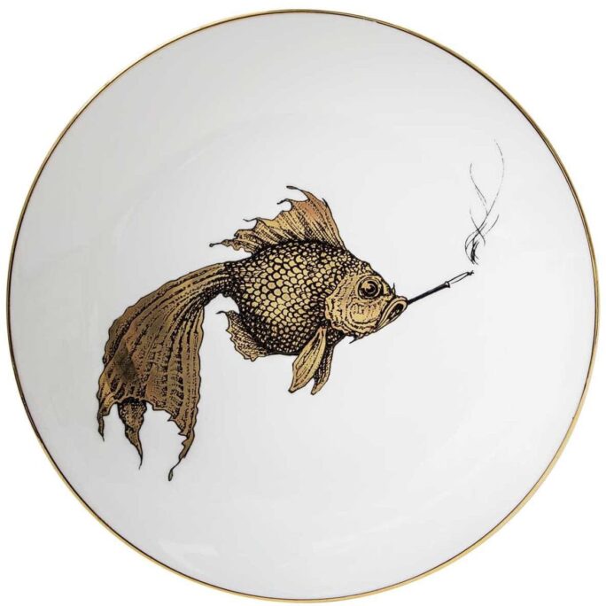 Smokey Fish Gold Plate-0