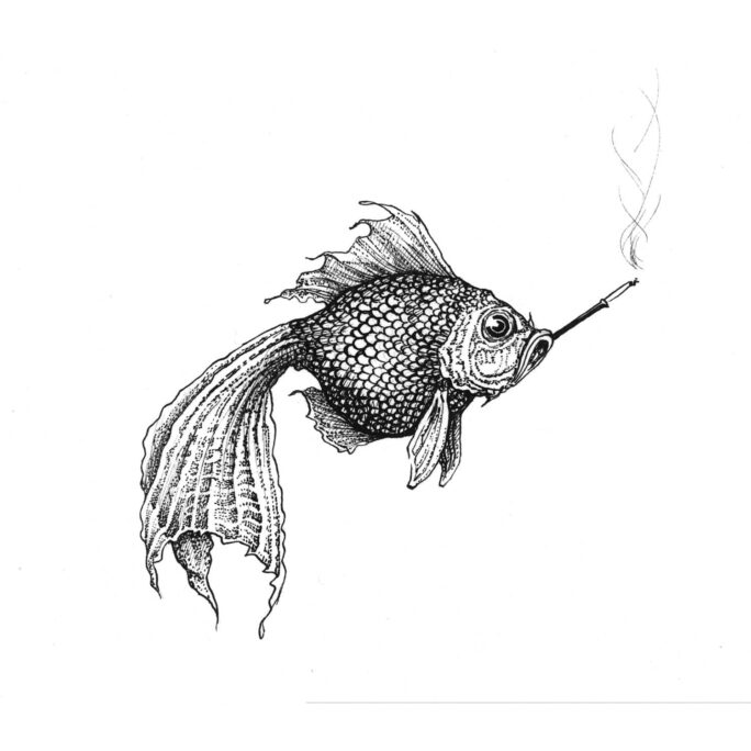 Smokey Fish Intricate Ink-0