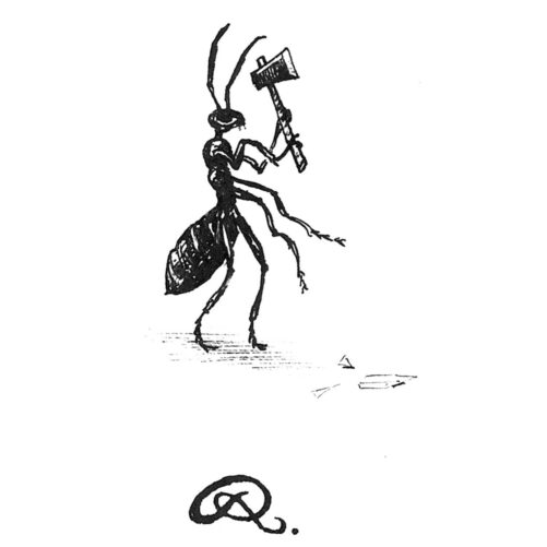 The Great Escape Ant Intricate Ink Print-0
