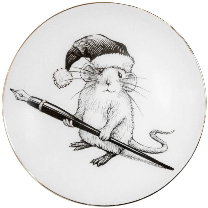 Christmas Mouse Plate Coaster