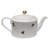 Tip top Teapot. Fill with your favourite tea or Jack Daniels if you prefer (remember to invite me). Fine Bone China Buzzing Bee Teapot