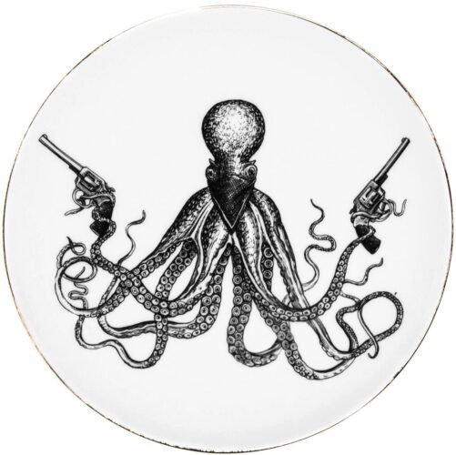 Omar the Outlaw Octopus Coaster Plate