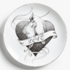 Loved Up Lovebirds Heart Fine Bone China Coaster