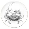 Cancer Crab with Cresent Moon on a plate