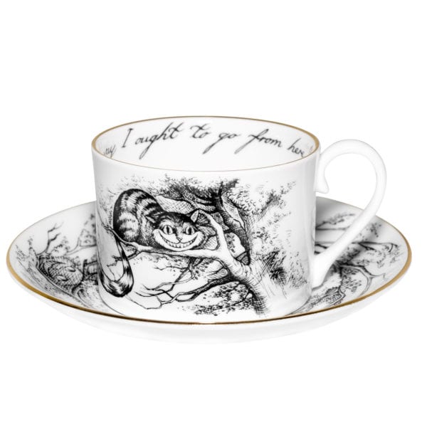 Alice in Wonderland Cheshire Cat Tea Cup & Saucer