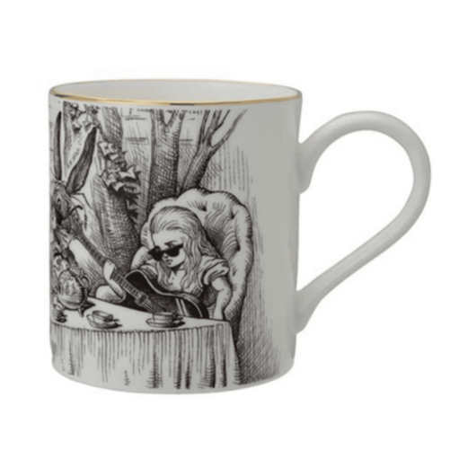 alice in wonderland mug by rory dobner