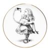 alice in wonderland flamingo coaster