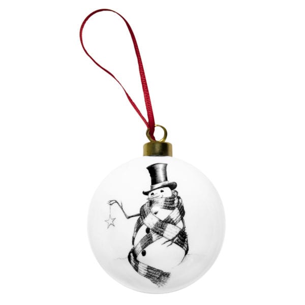 Christmas Snowman Bauble - Image 2