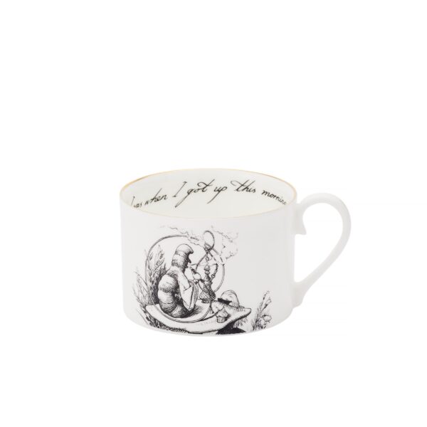 Alice in Wonderland Caterpillar Teacup and Saucer - Image 2