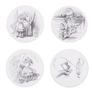 Alice in Wonderland coasters