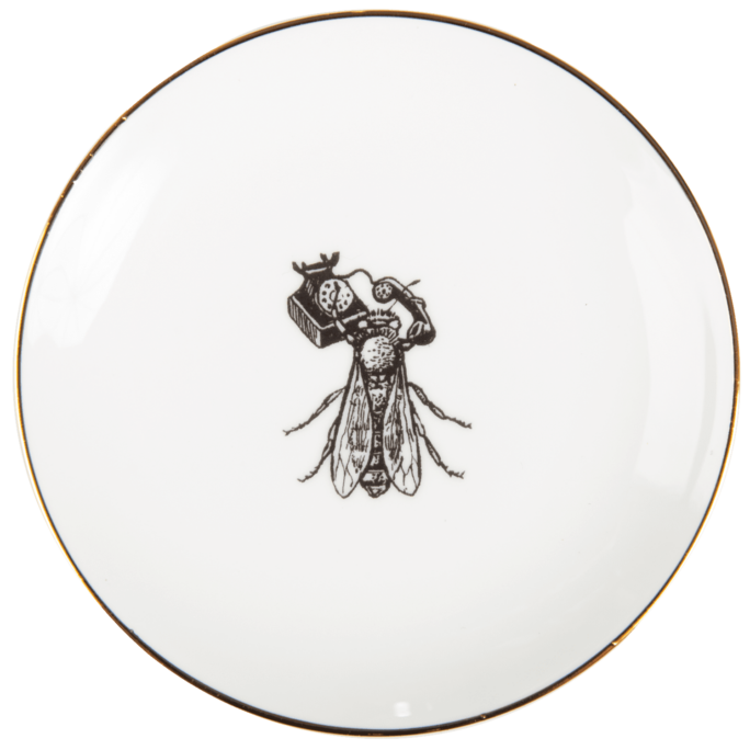 bee plate by rory dobner