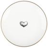 black love heart plate by rory dobner.