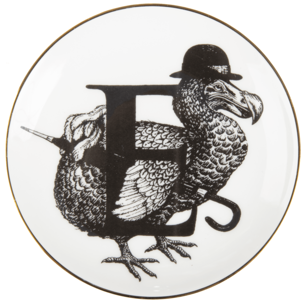 E Alphabet Dodo plate by rory dobner