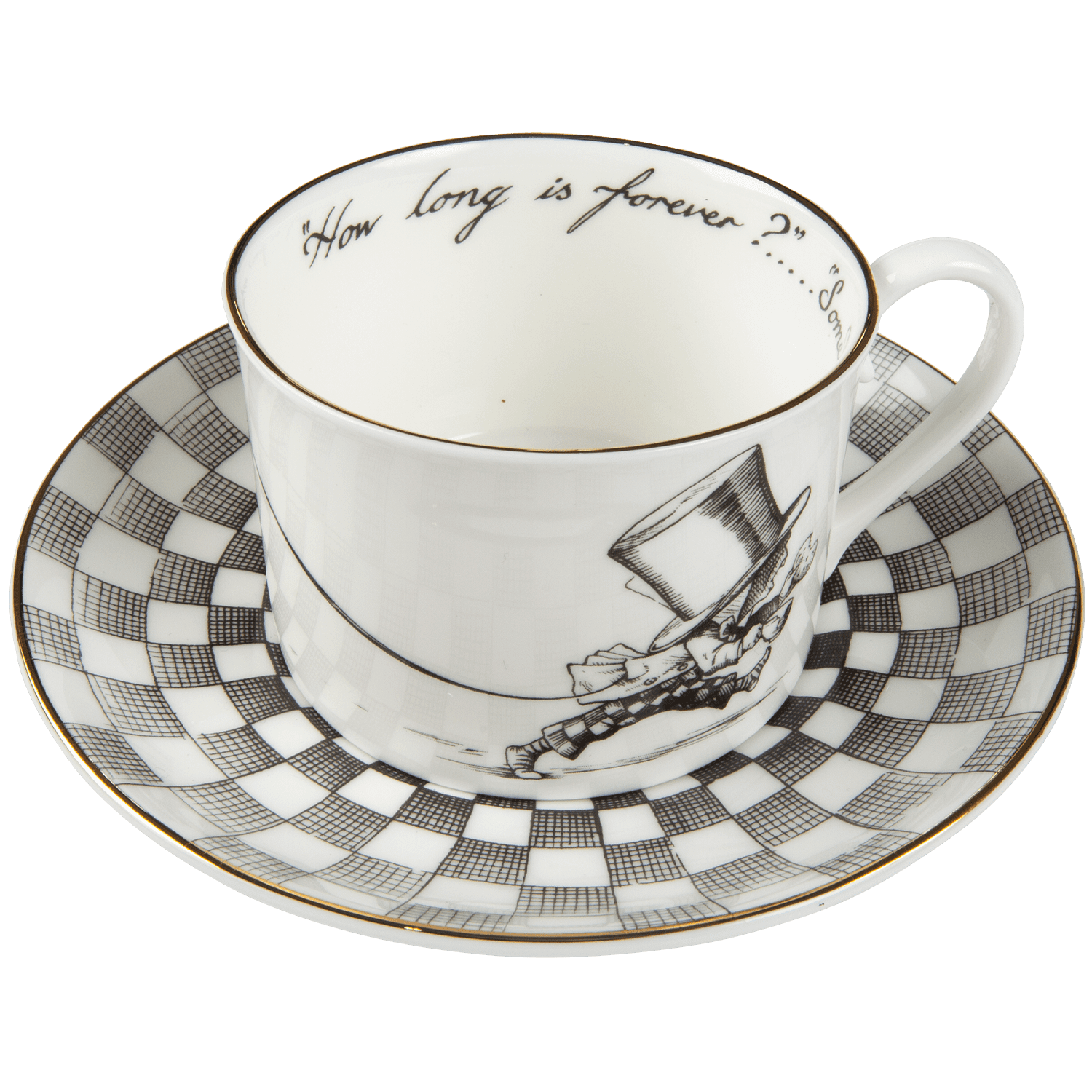 Alice in Wonderland Teapot Cup and Saucer – MaryRoseYoung