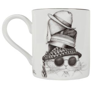 Cat in many hats mug rory dobner