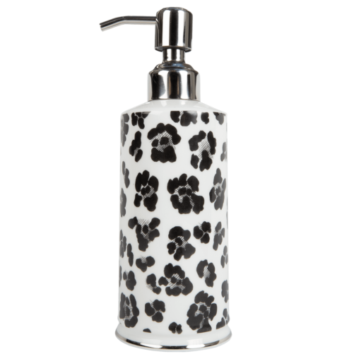 leopard print love heart soap dispenser by rory dobner