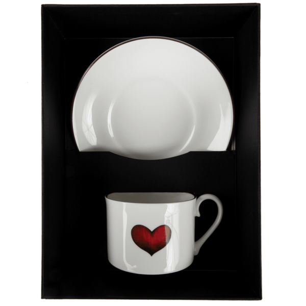 red love heart tea set by rory dobner