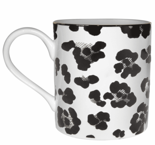 rory dobner leopard print mug