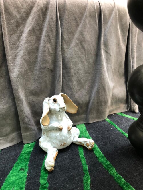 rabbit sculpture