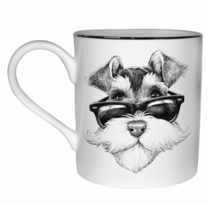 dog with sunglasses mug by rory dobner