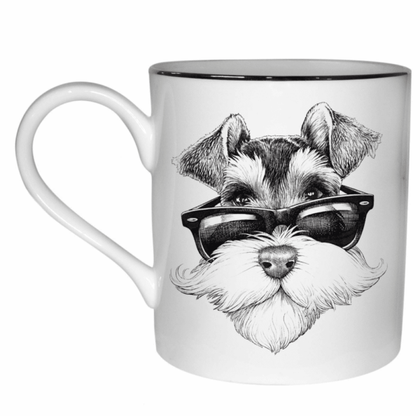 dog with sunglasses mug by rory dobner