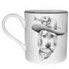 dog cowboy hat mug by rory dobner