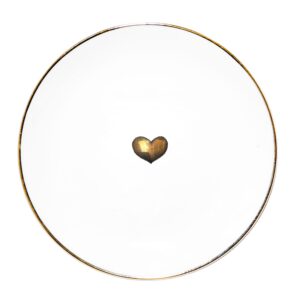 gold heart coaster by rory dobner