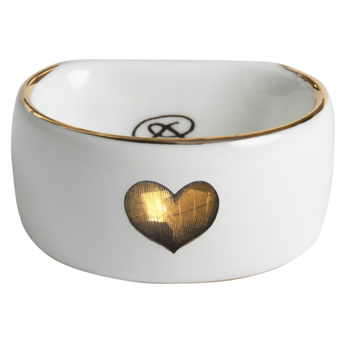 gold love heart napkin ring by rory dobner