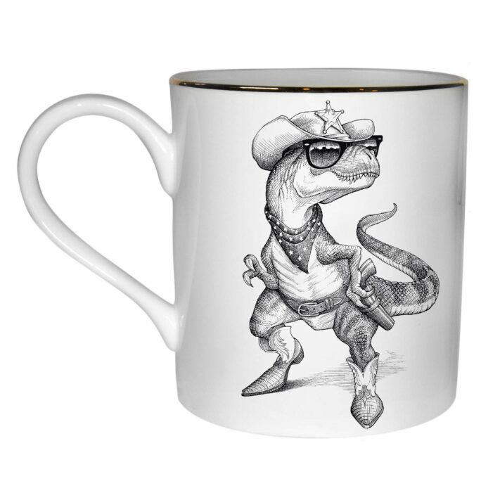 dinosaur mug by rory dobner