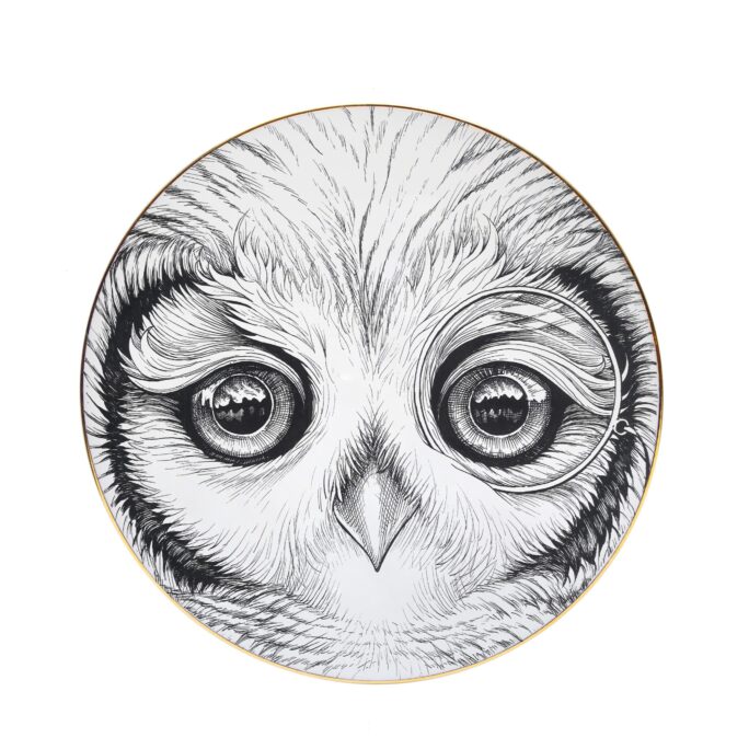 owl plate by rory dobner