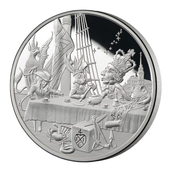 2023 Alice's Tea Party 5oz Silver Proof Coin